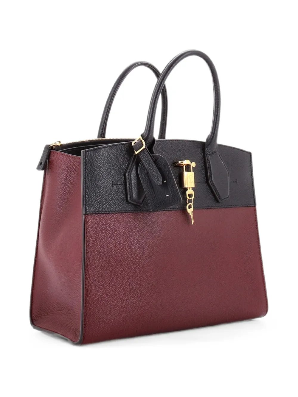 City Steamer Handbag Leather MM tote bag