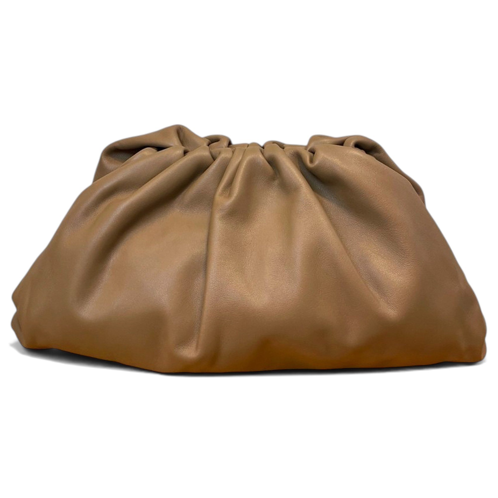 Pouch leather clutch bag