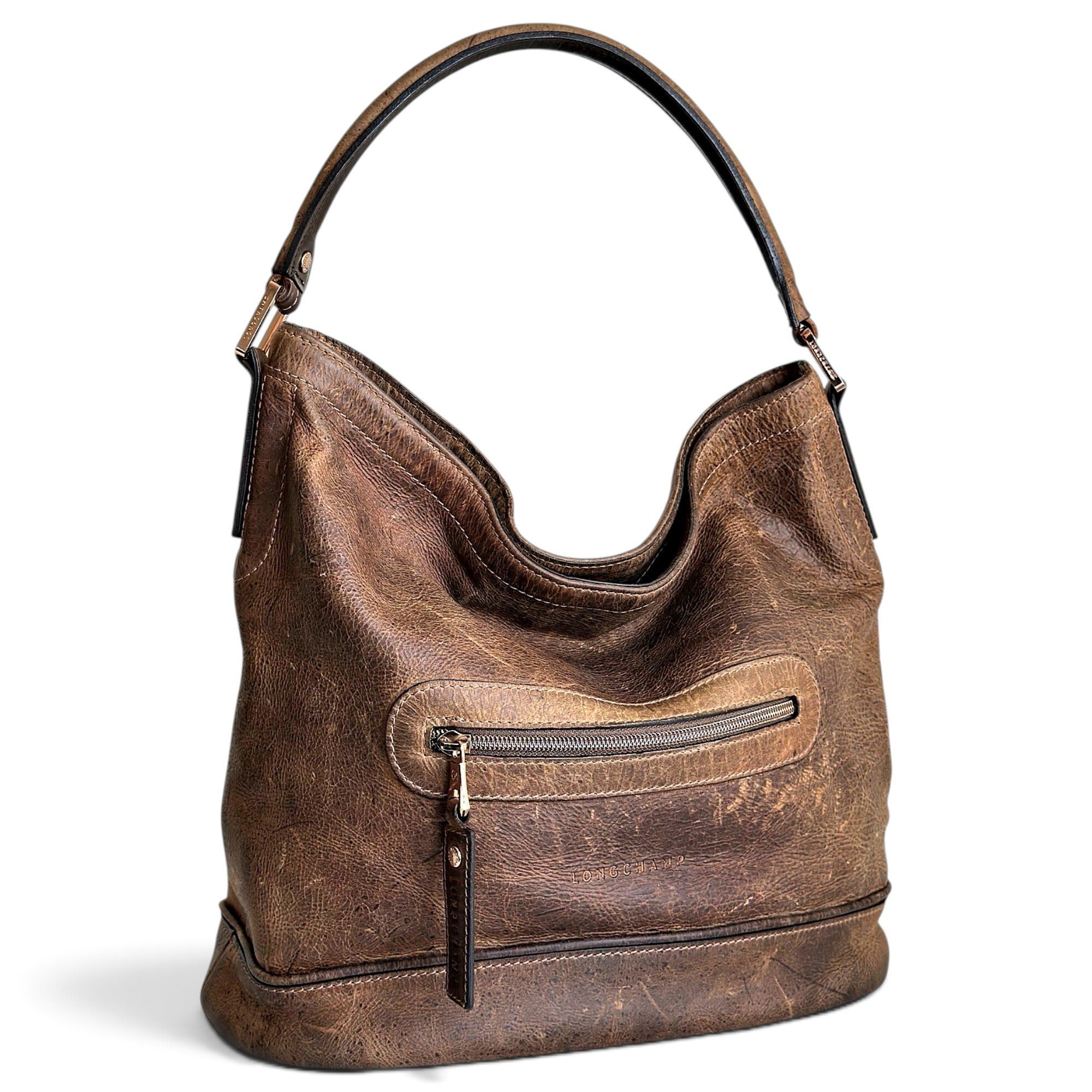 Leather handbag
