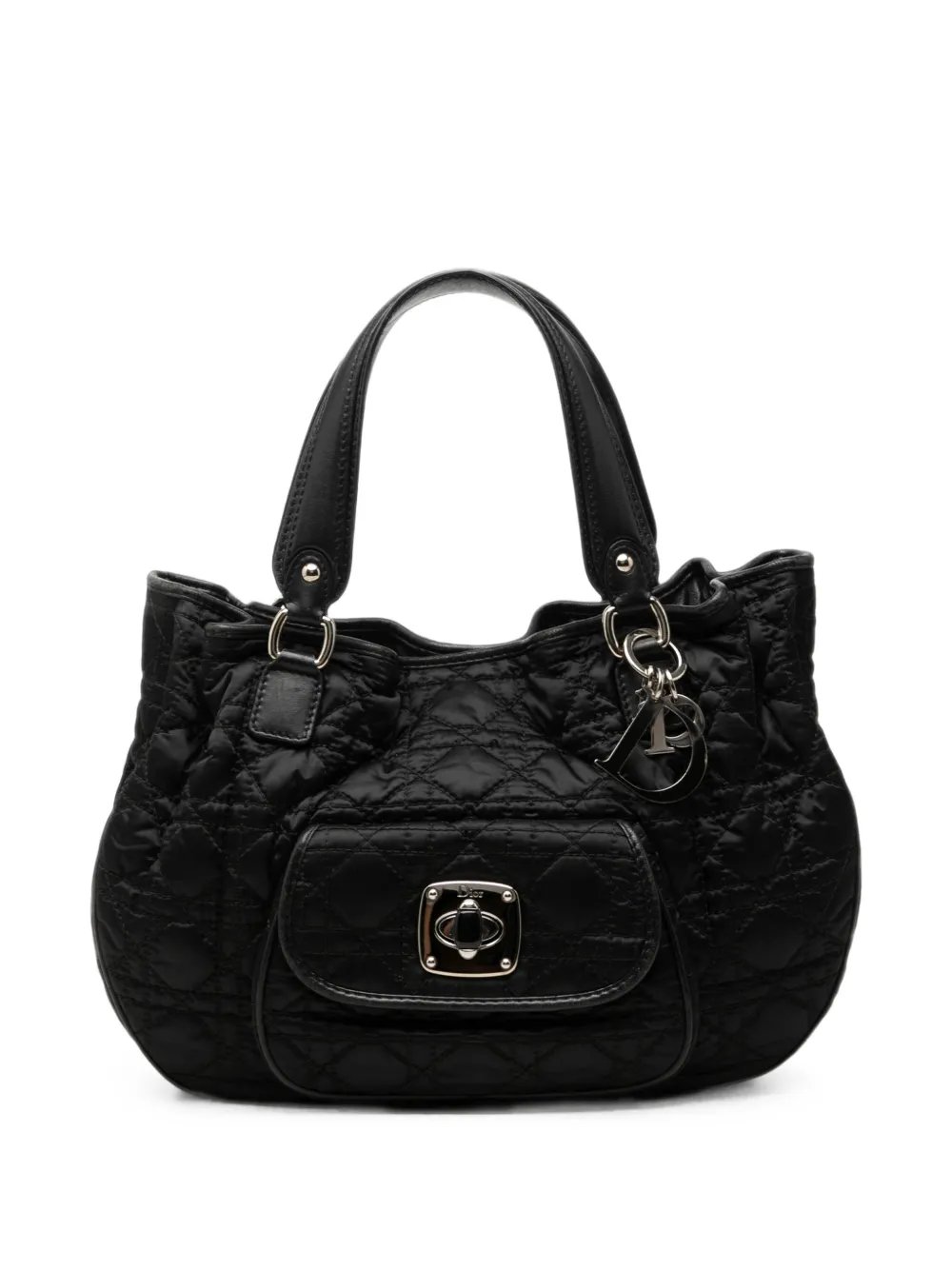 2009 Nylon Cannage Charming Lock tote bag