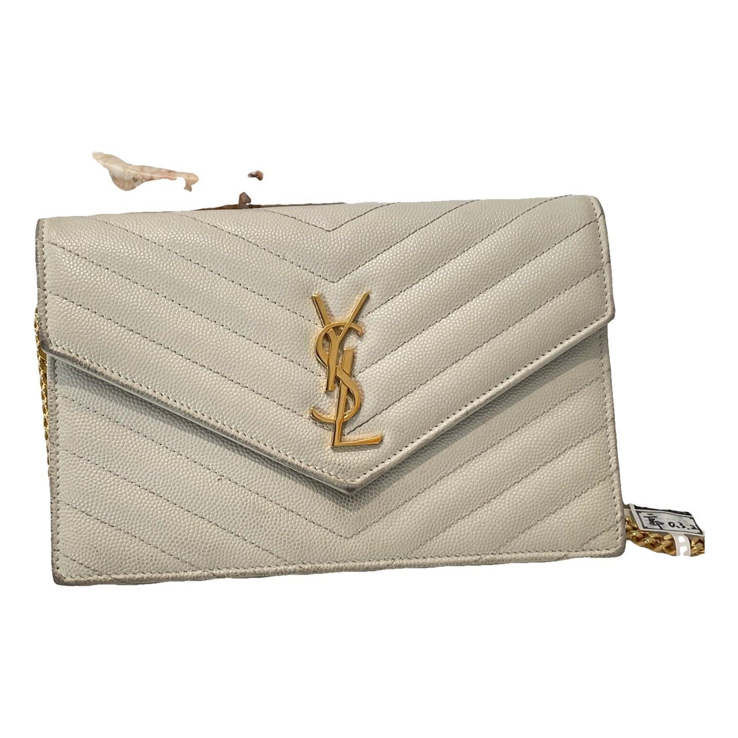 Portefeuille enveloppe leather handbag