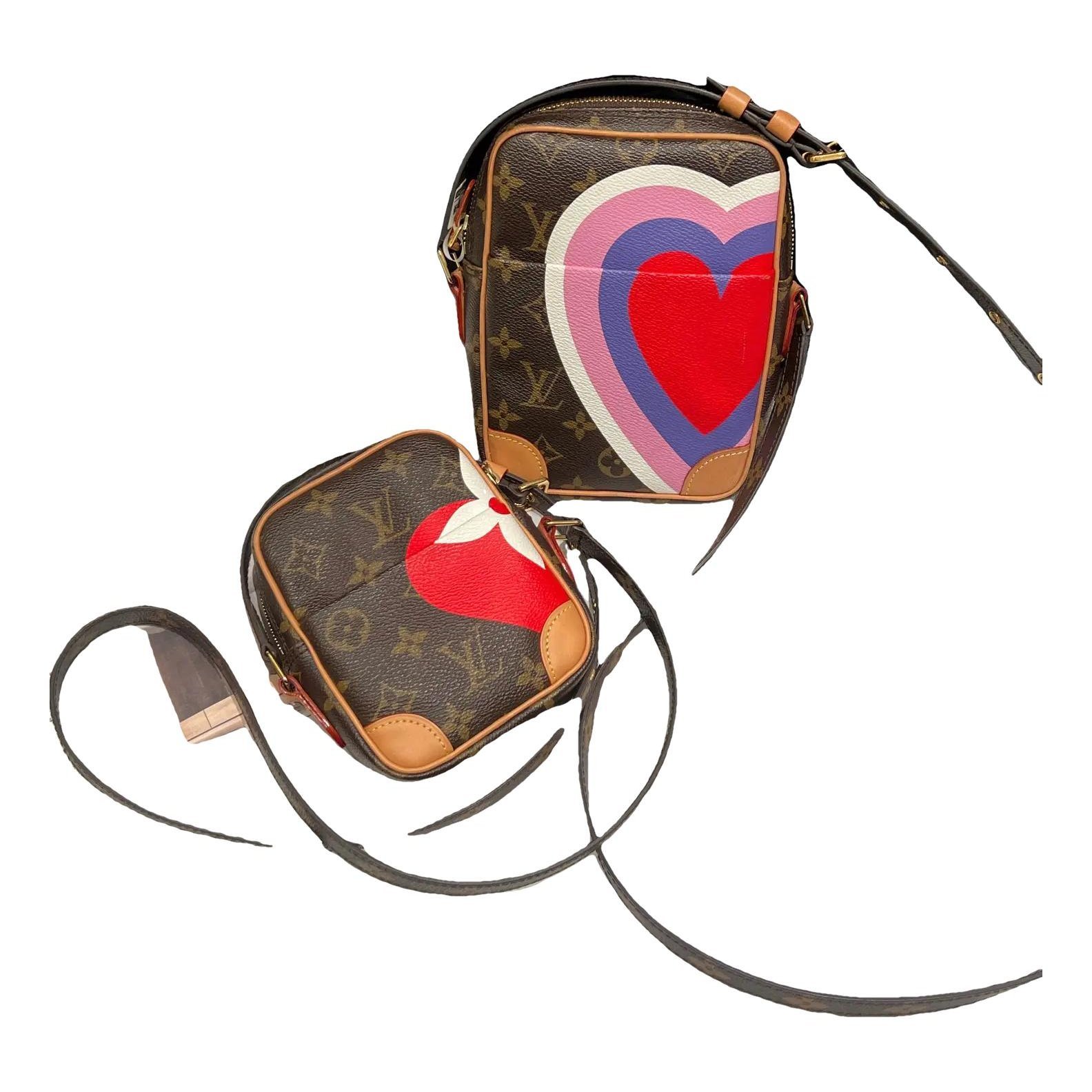Coeur Game On leather crossbody bag