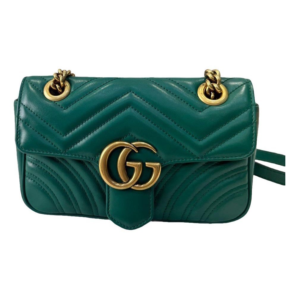 GG Marmont Flap leather crossbody bag