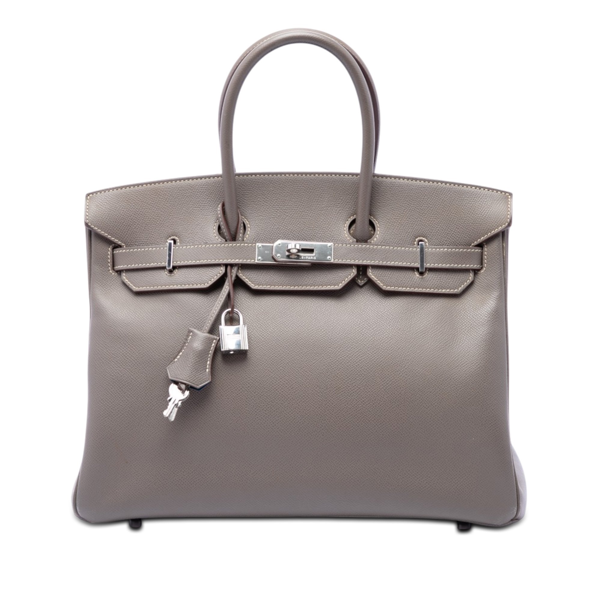 Birkin 35 leather handbag