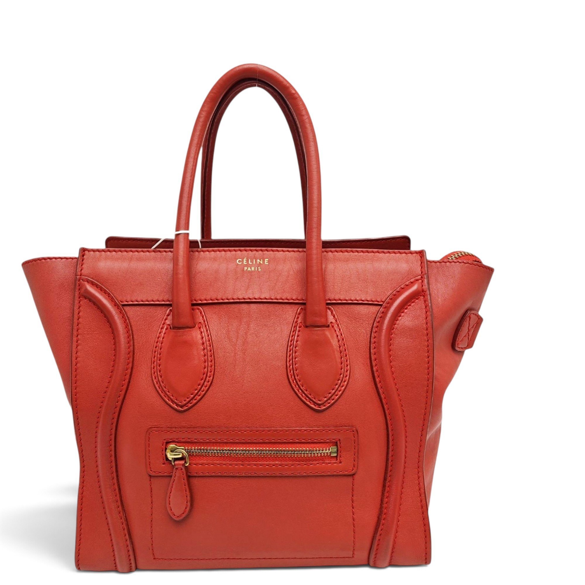 Luggage leather handbag