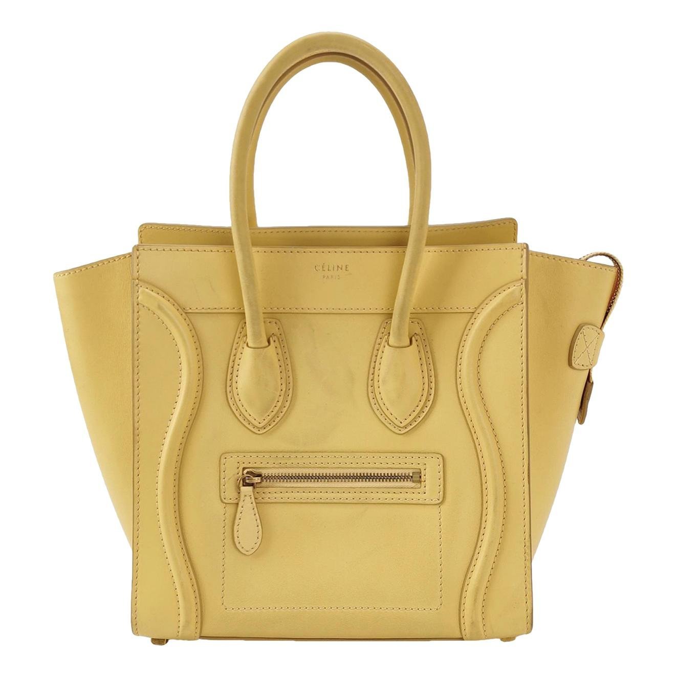 Luggage leather handbag