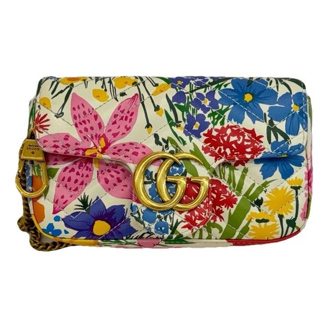 GG Marmont Flap leather crossbody bag