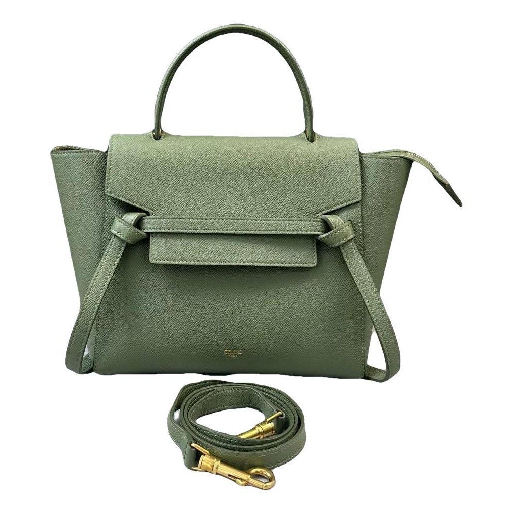 Belt leather crossbody bag