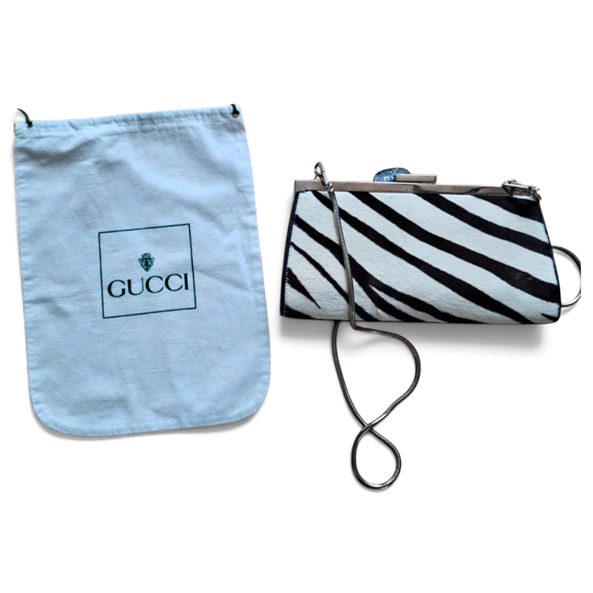 Pony-style calfskin clutch bag
