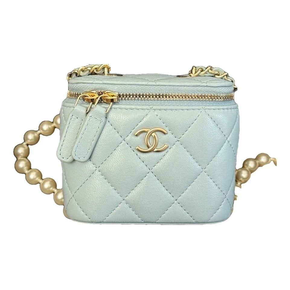 Trendy CC Vanity leather handbag