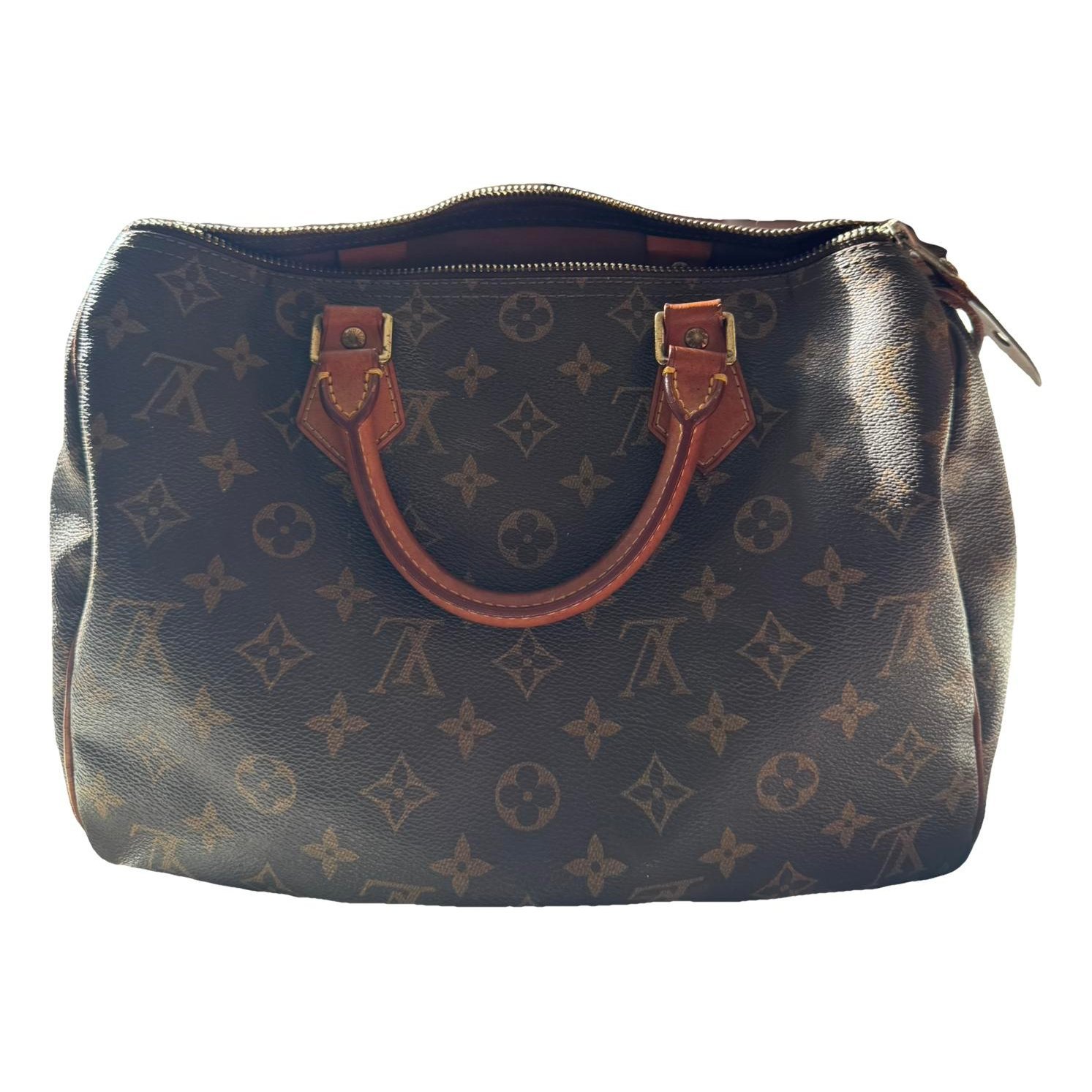Speedy leather handbag