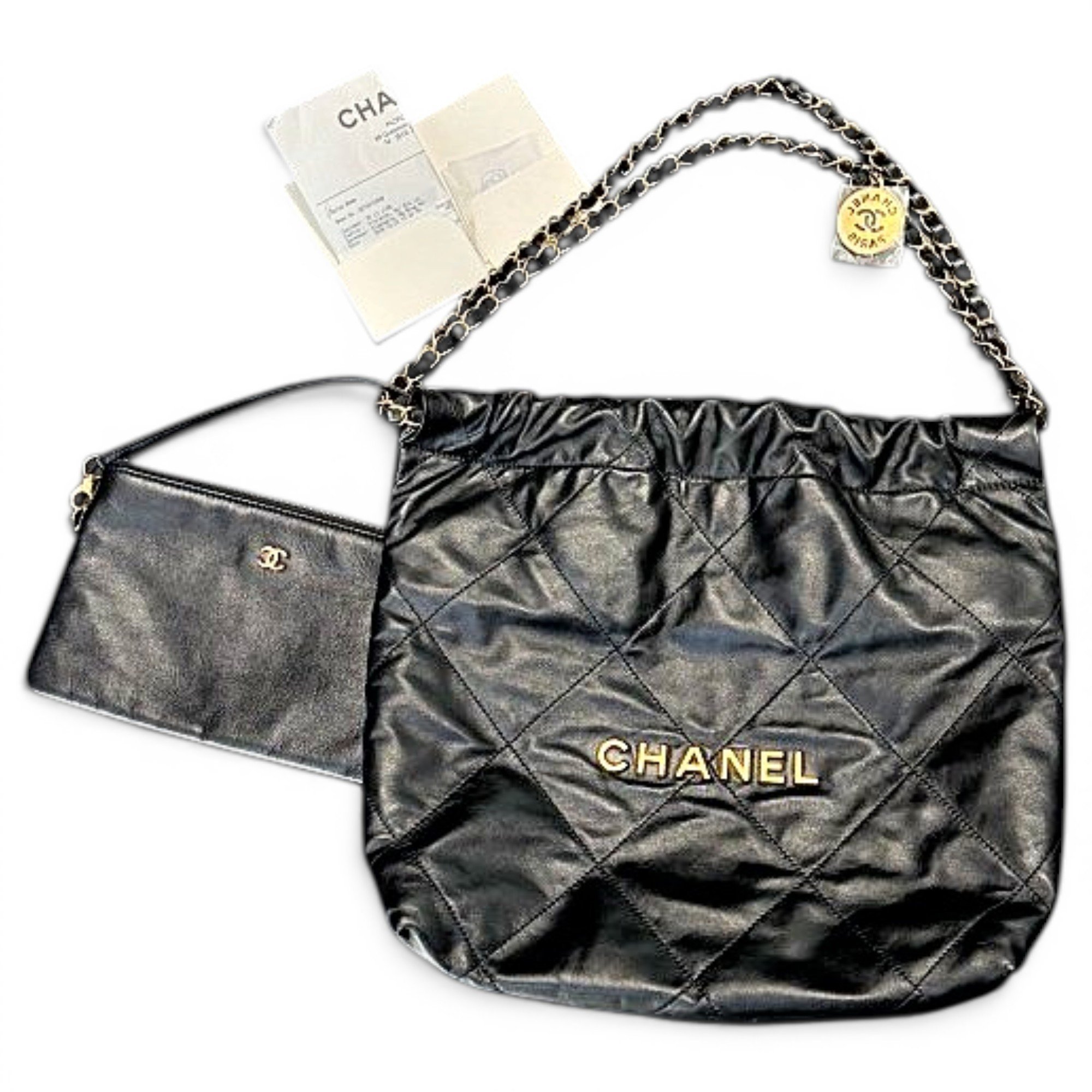 Chanel 22 leather handbag
