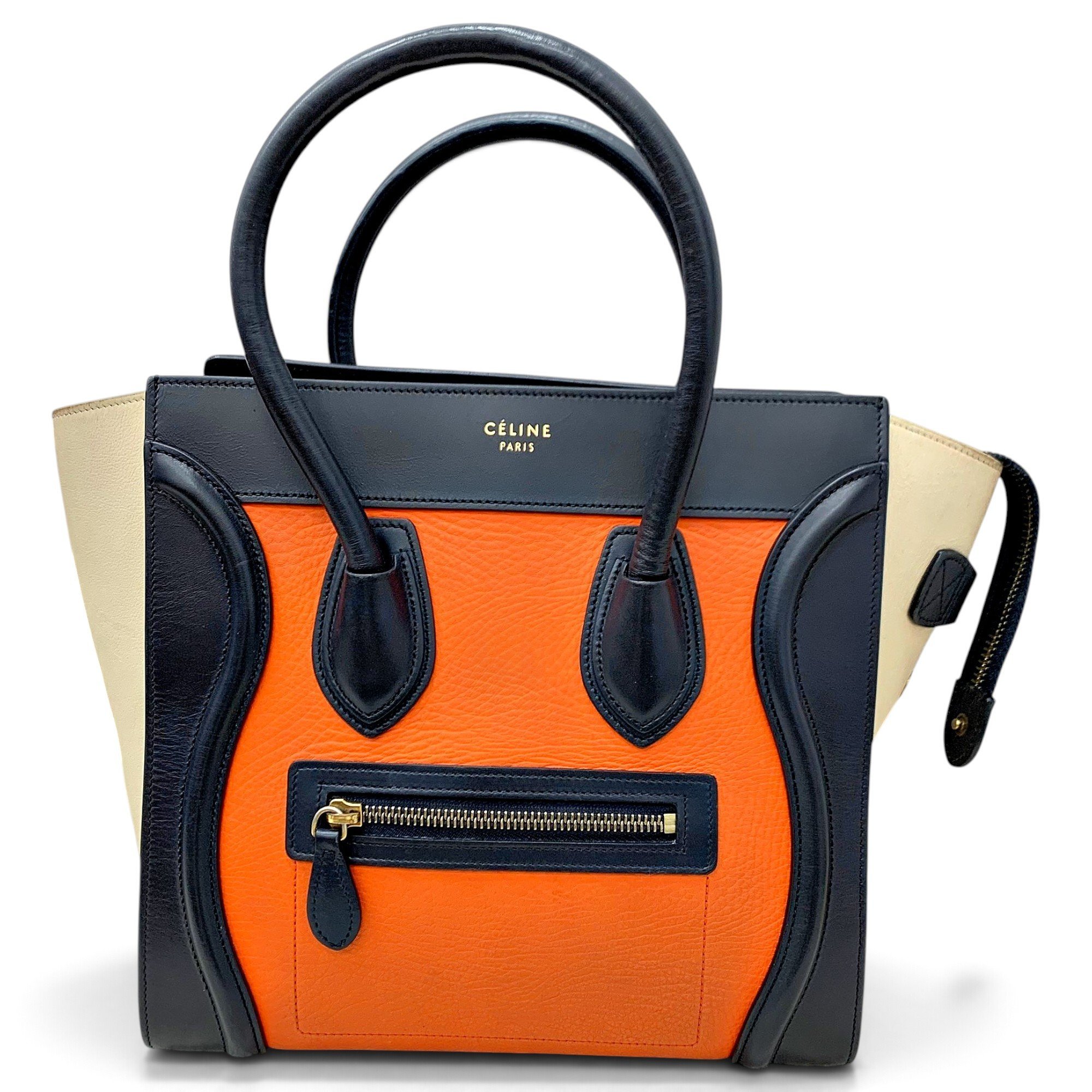 Luggage leather handbag