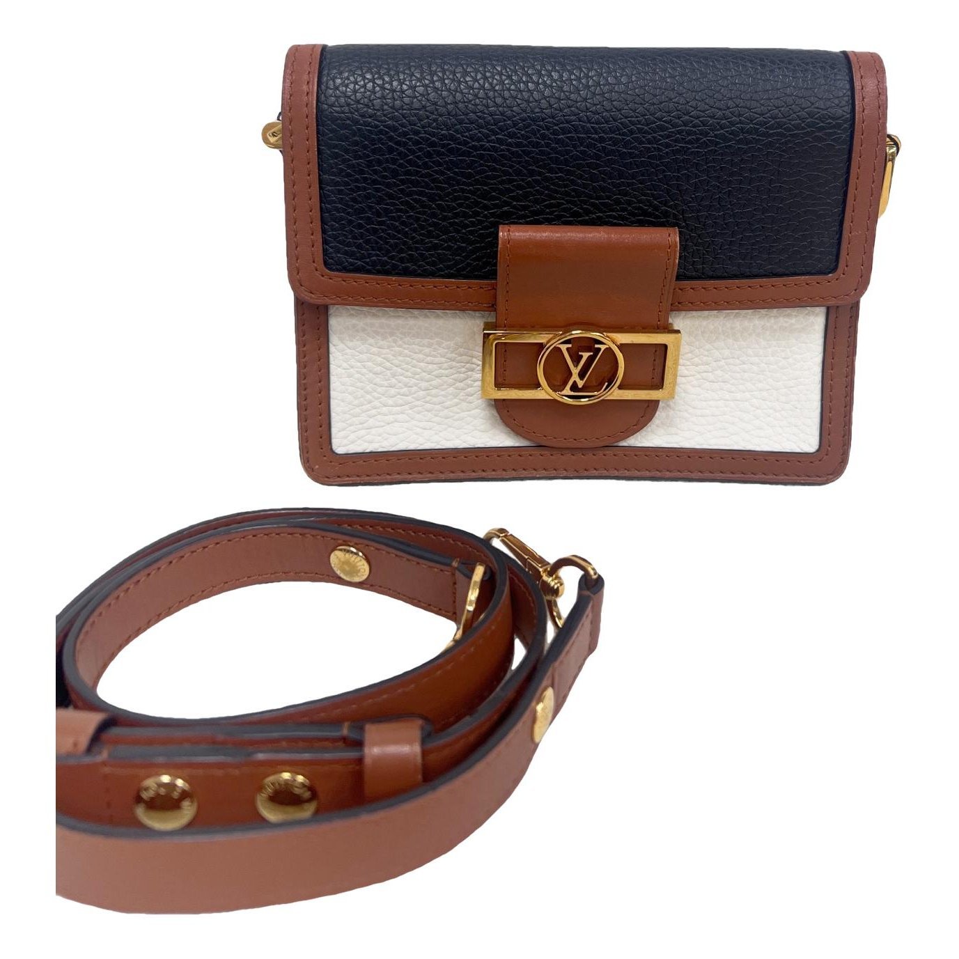 Dauphine leather handbag