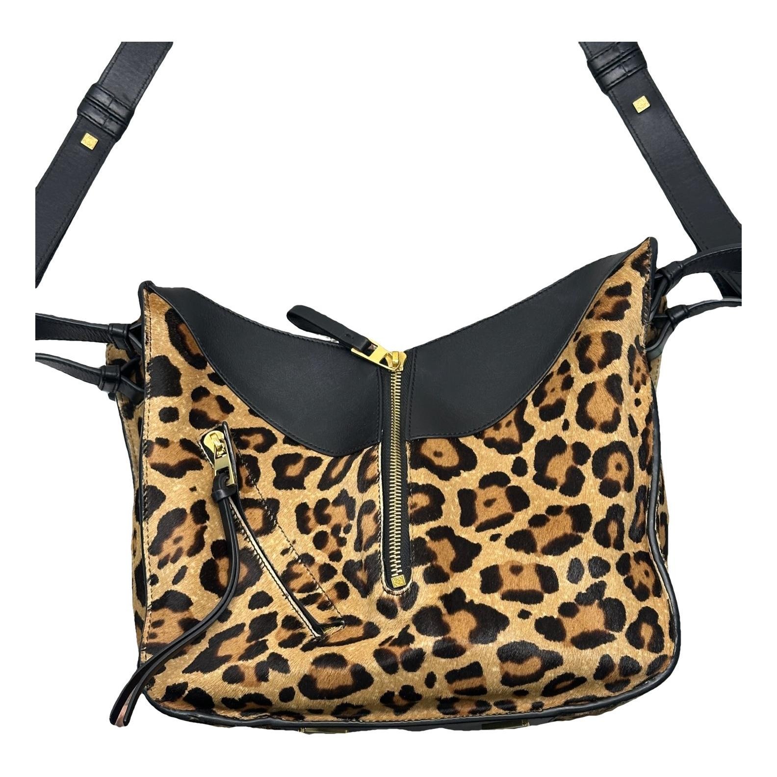 Hammock leather handbag