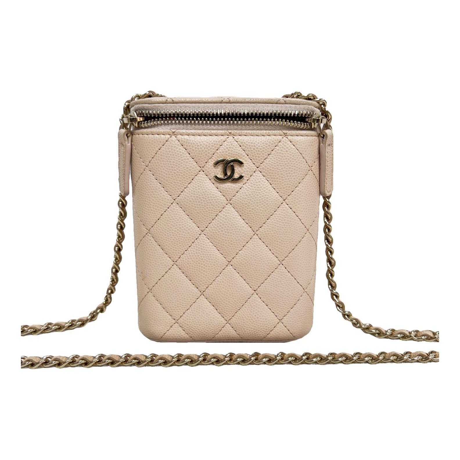 Vanity leather handbag