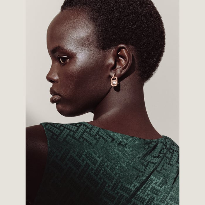 Sans Coloris Geometrie Precieuse Dangle Earrings