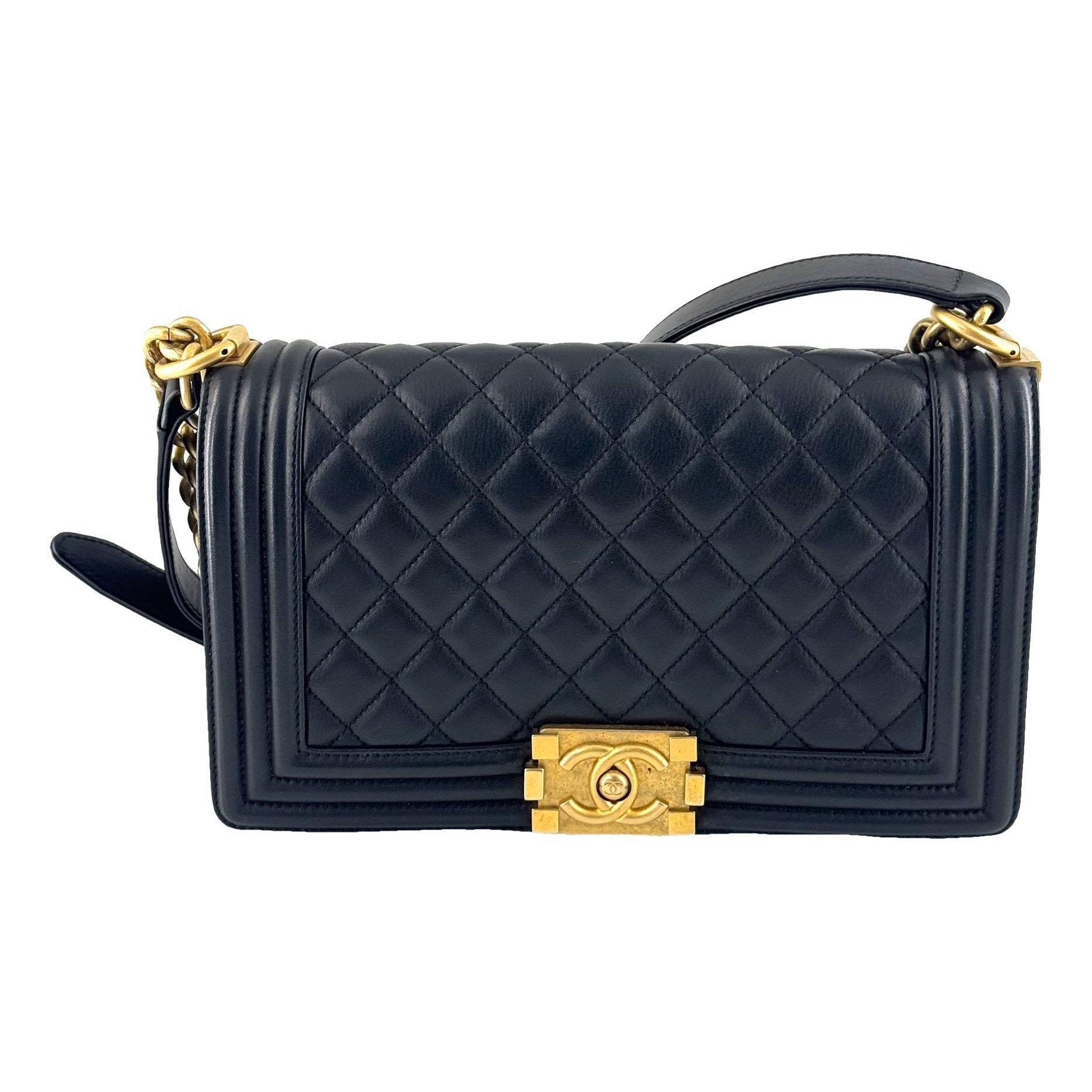 Boy leather crossbody bag