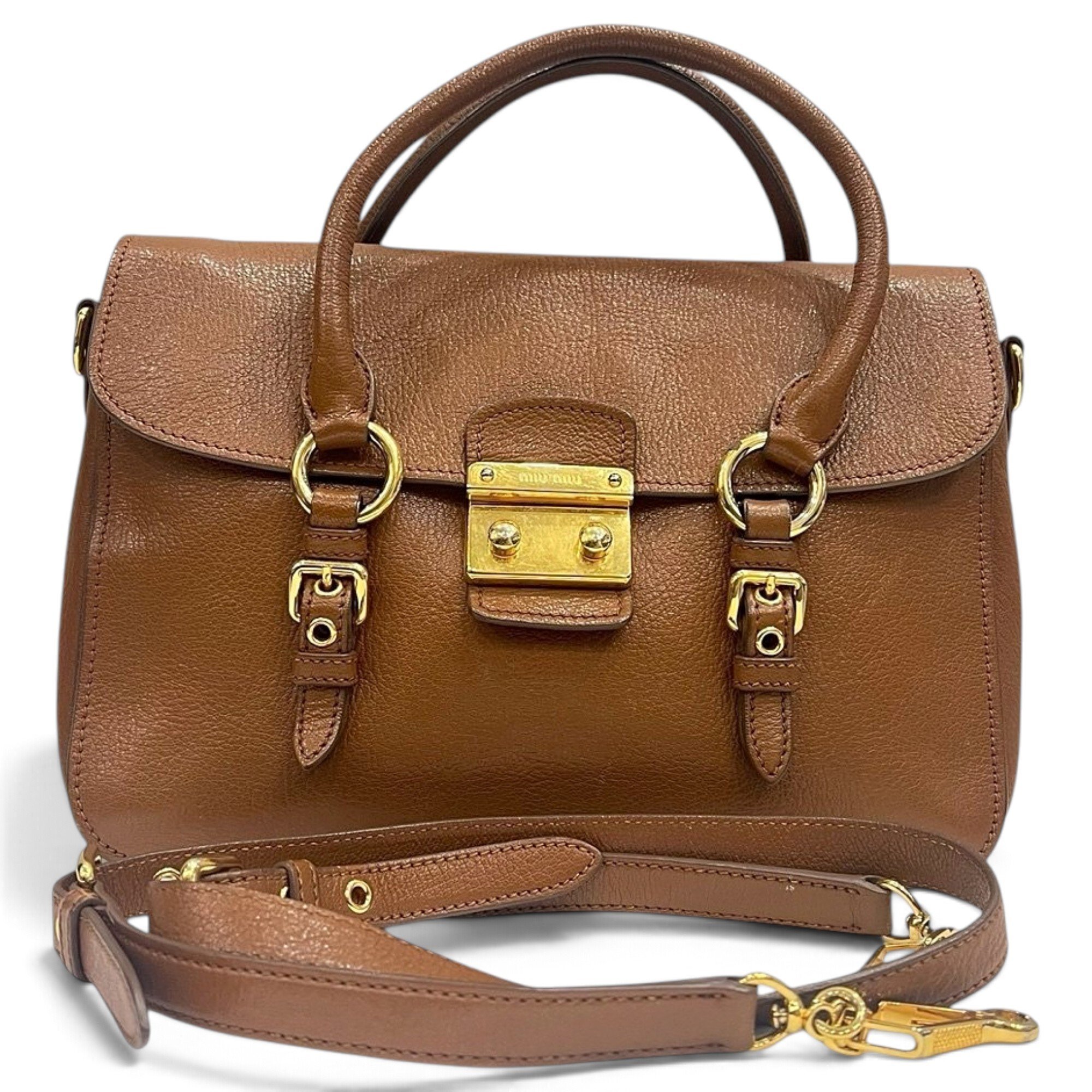 Leather handbag