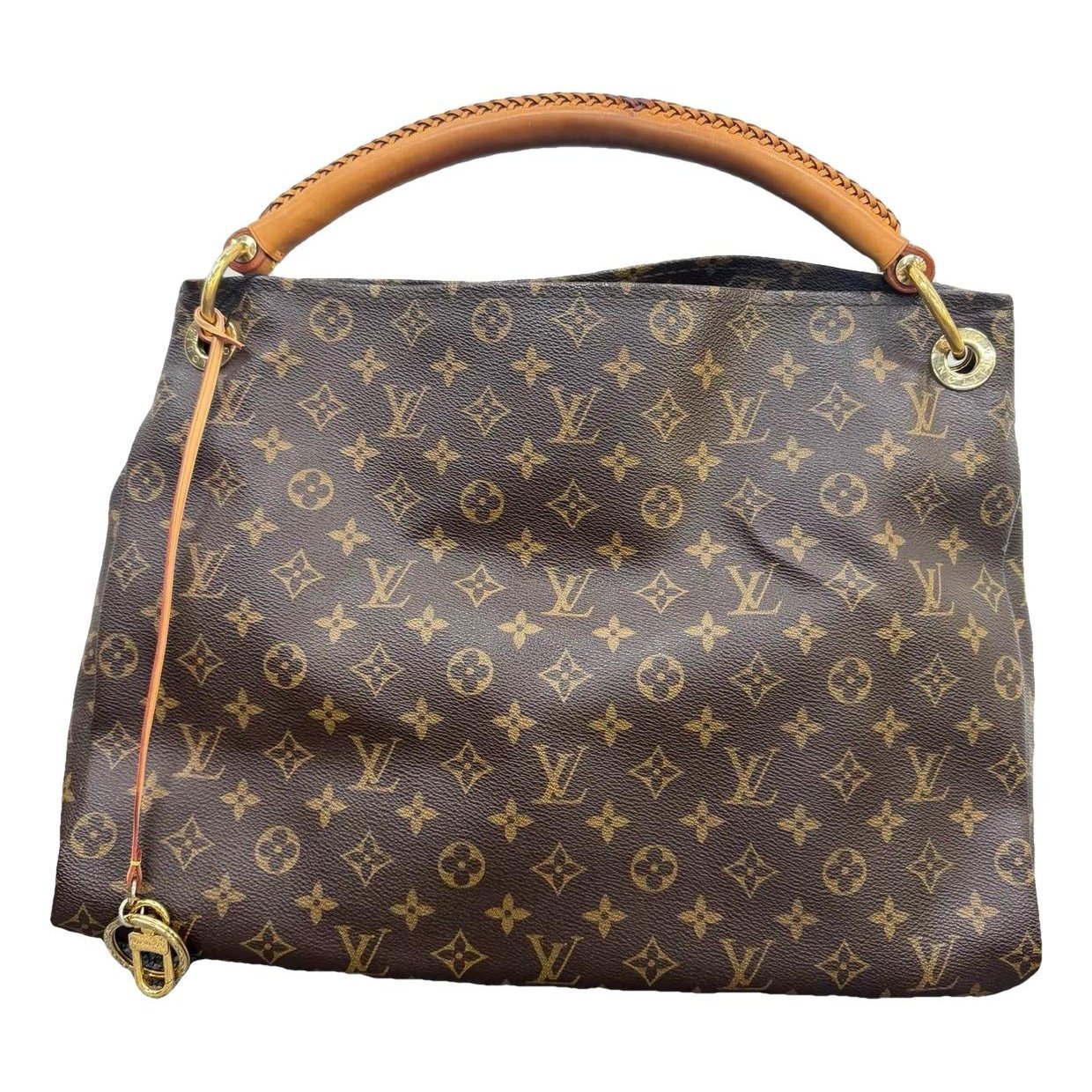 Artsy leather handbag
