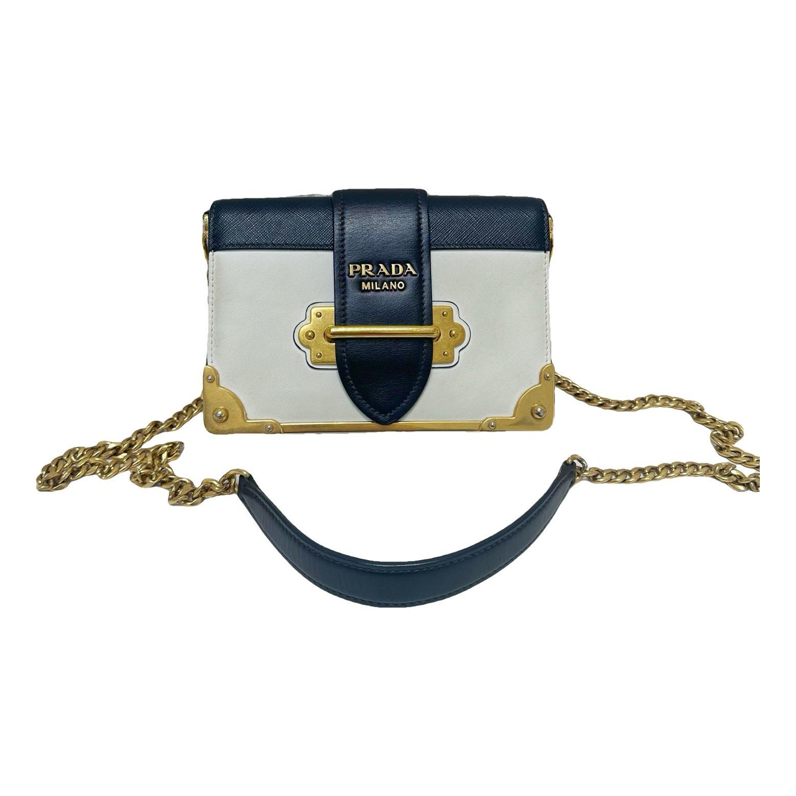 Cahier leather handbag
