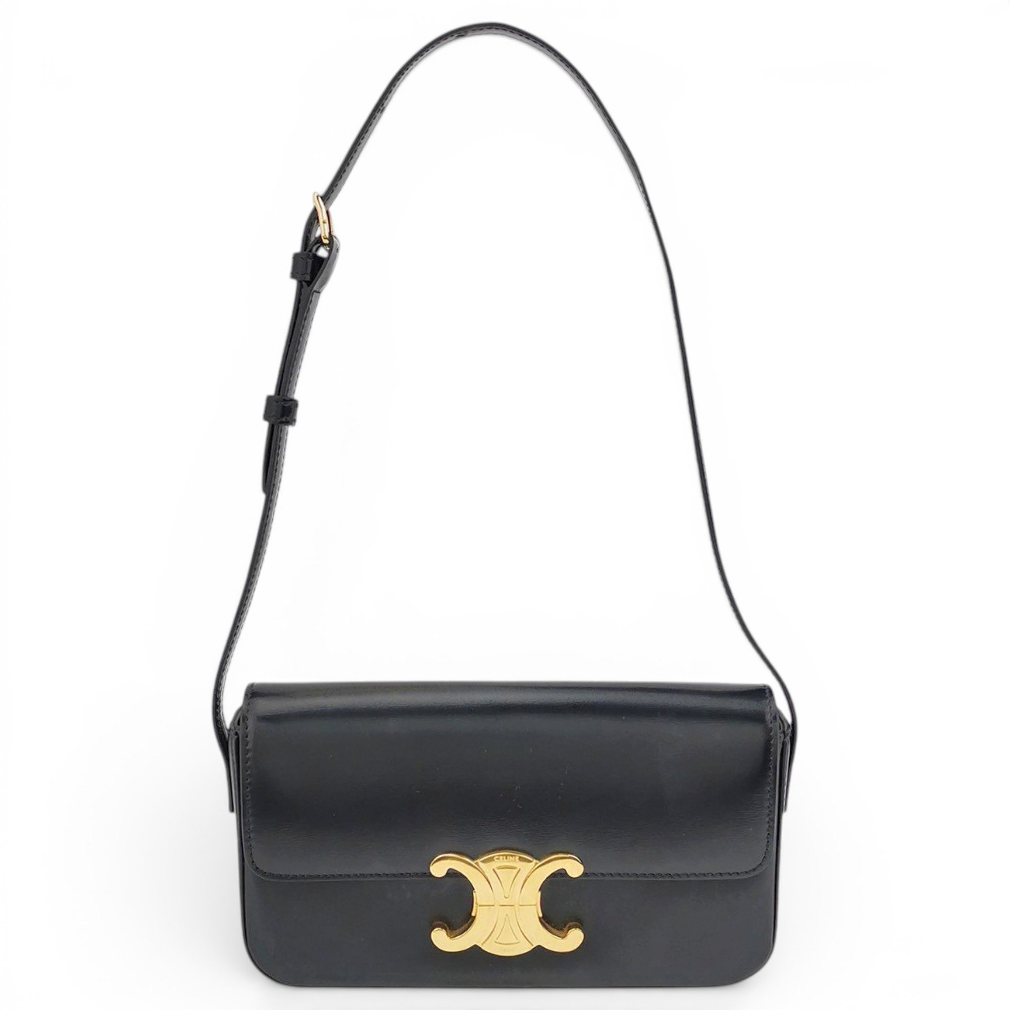 Triomphe Long leather handbag