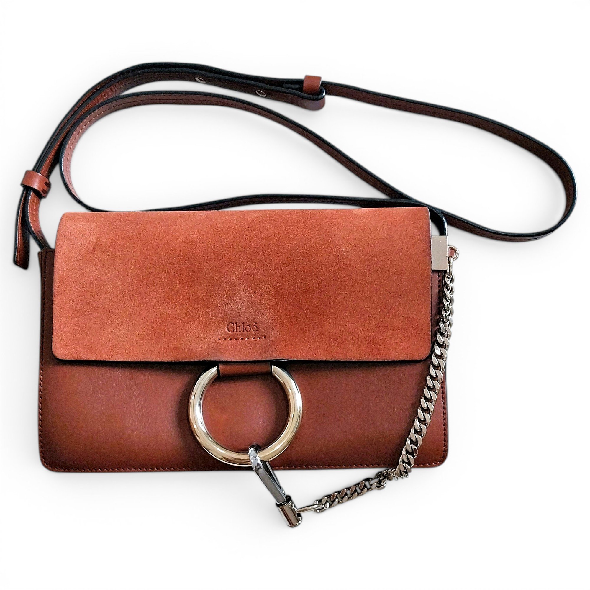 Faye leather handbag