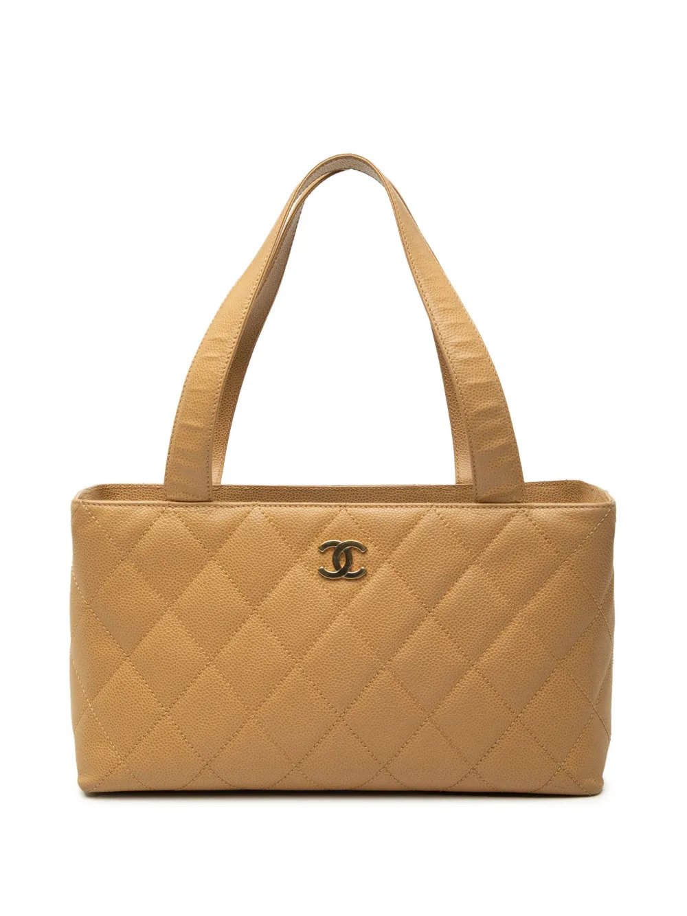 2002-2003 CC Quilted Caviar tote bag