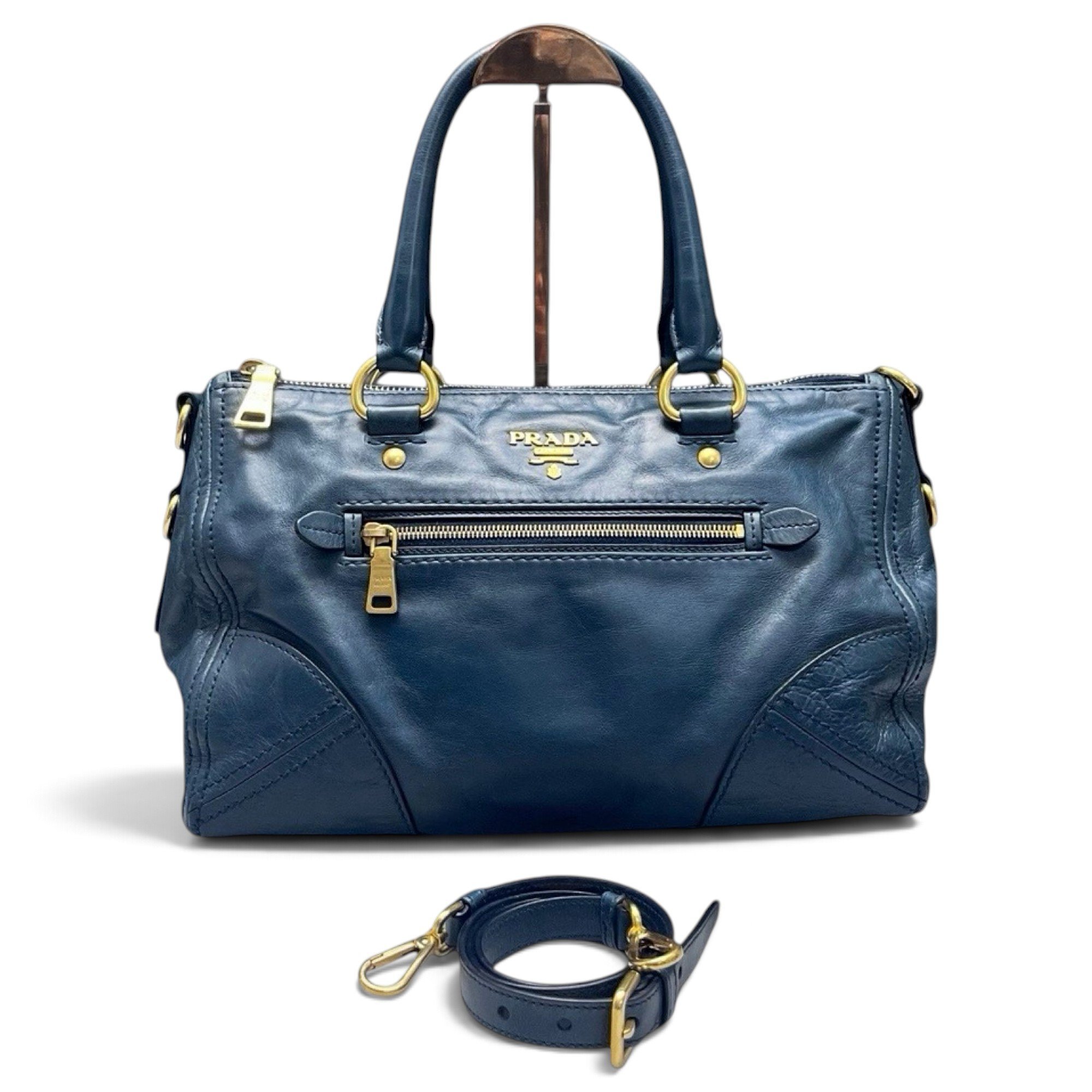 Leather handbag