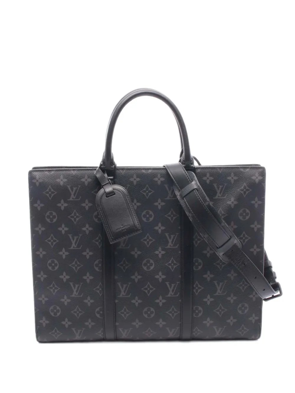 2020 Monogram Eclipse Sac Plat Horizontal Zipper satchel