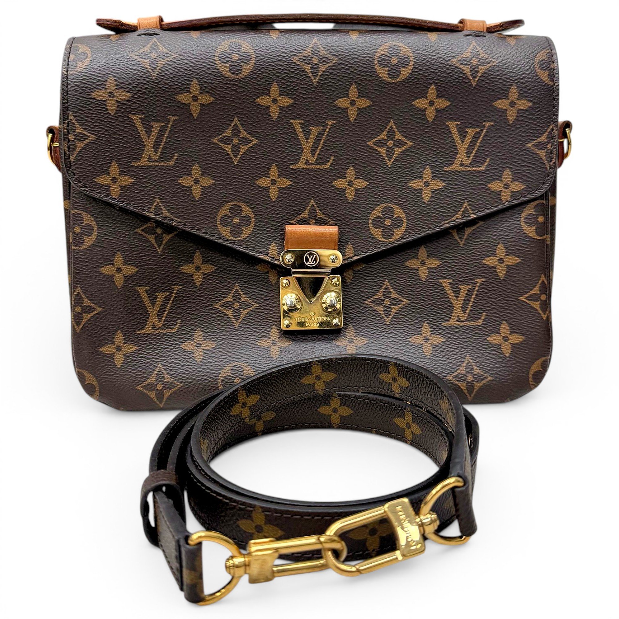 Metis leather handbag