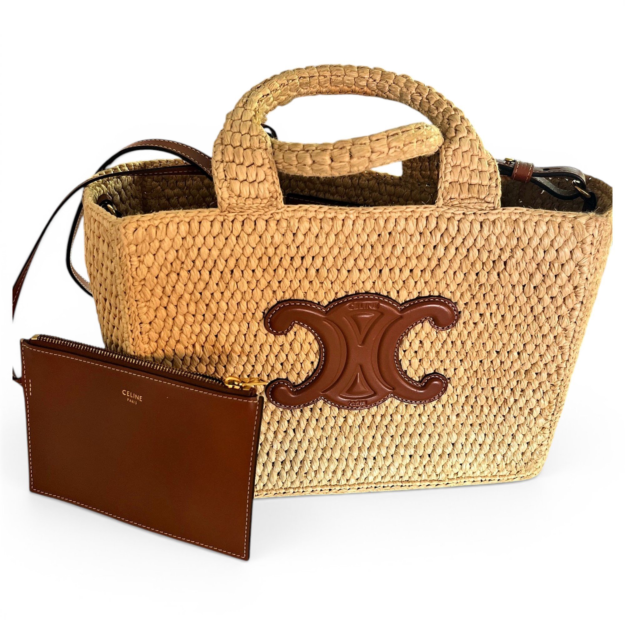 Leather tote