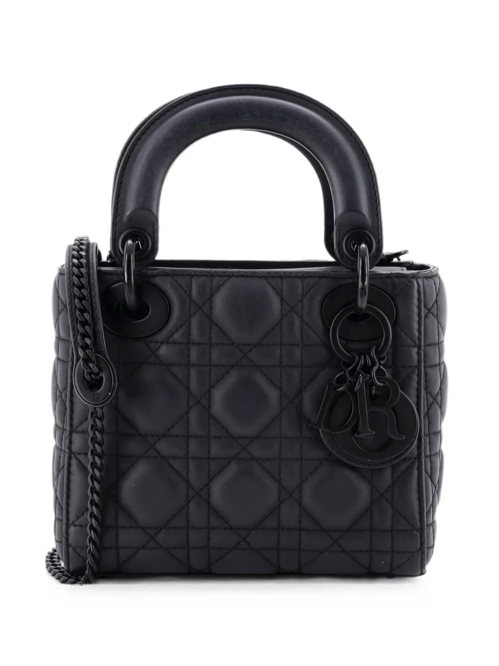 Dior Ultra Matte Lady Dior Chain Bag Cannage Quilt Calfskin Mini shoulder bag