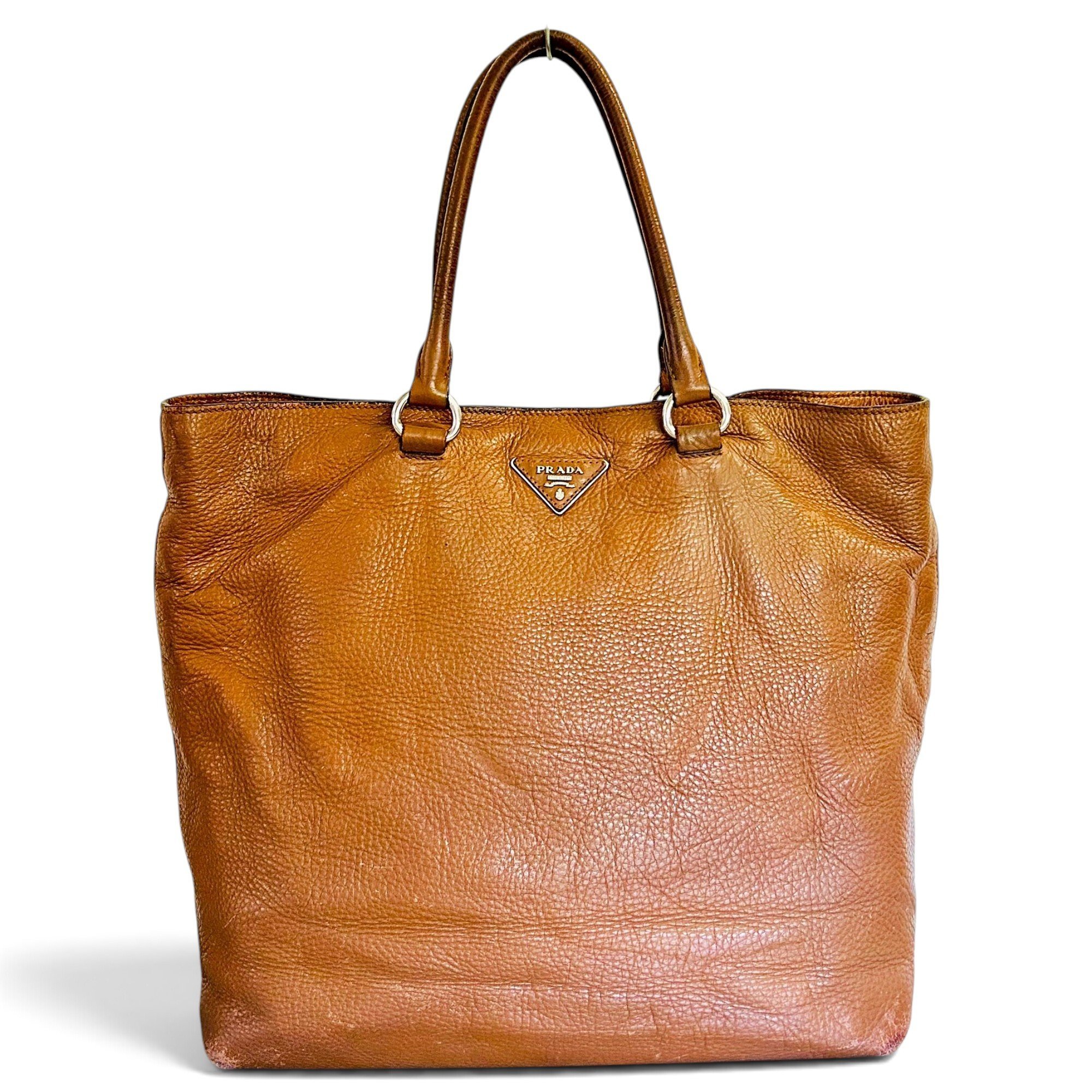 Leather tote
