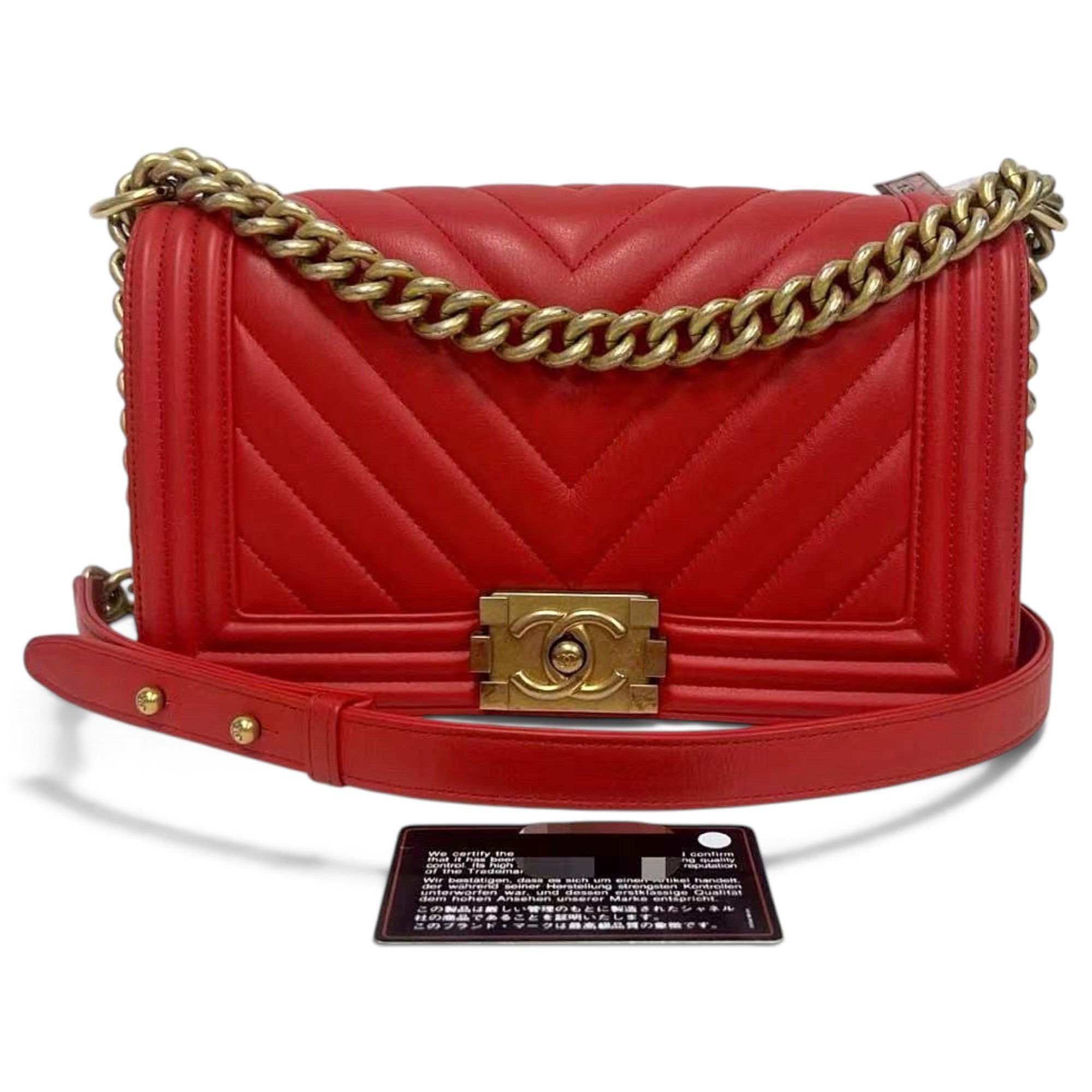Boy leather crossbody bag