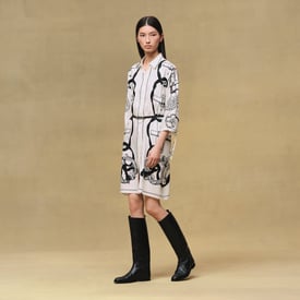 "Ferronnerie Remix" shirt dress