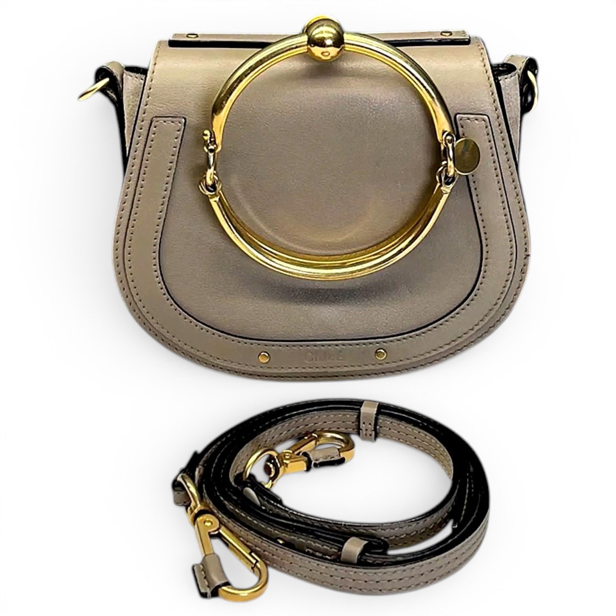 Bracelet Nile leather crossbody bag