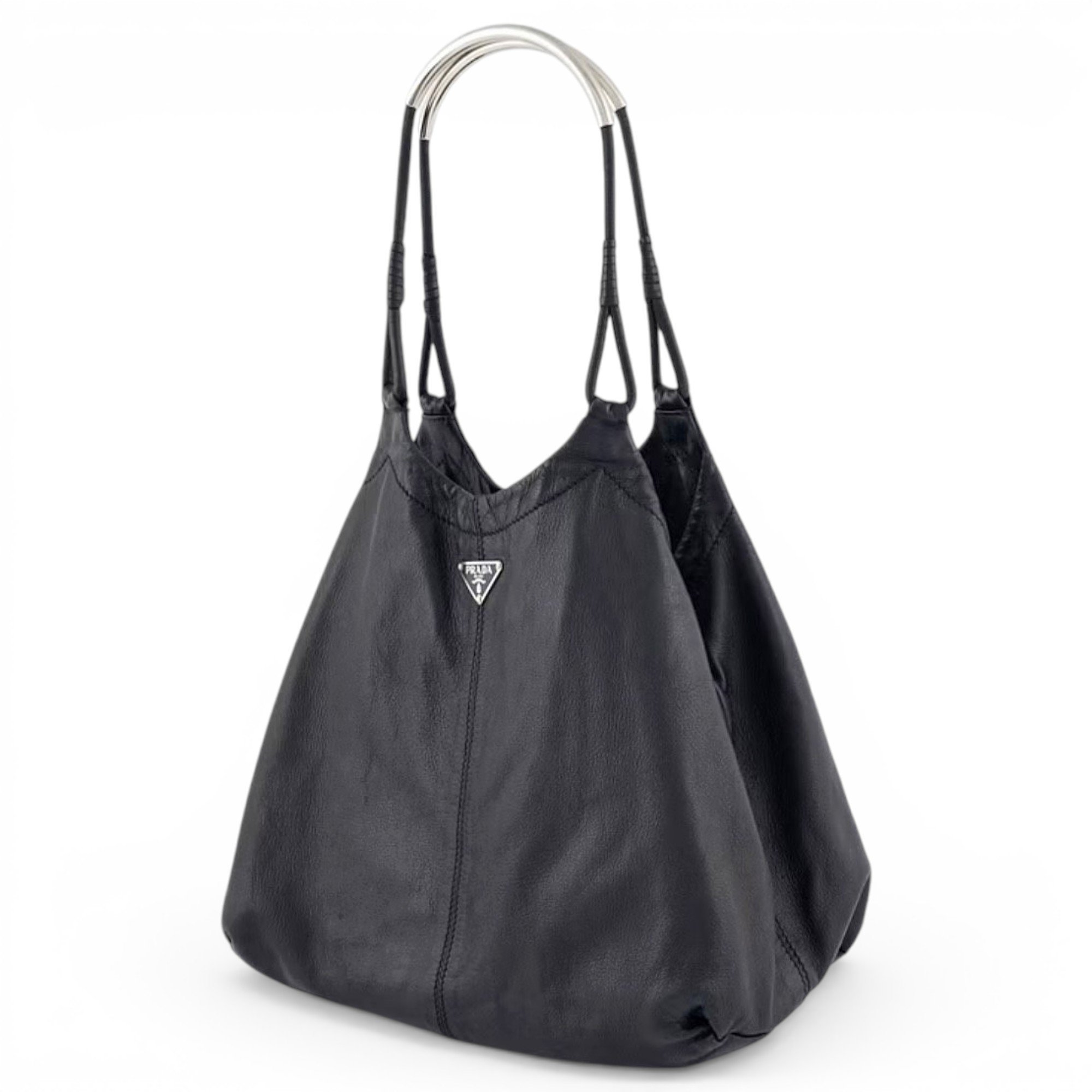 Leather handbag