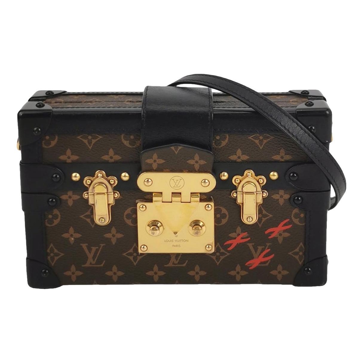 Petite Malle leather handbag