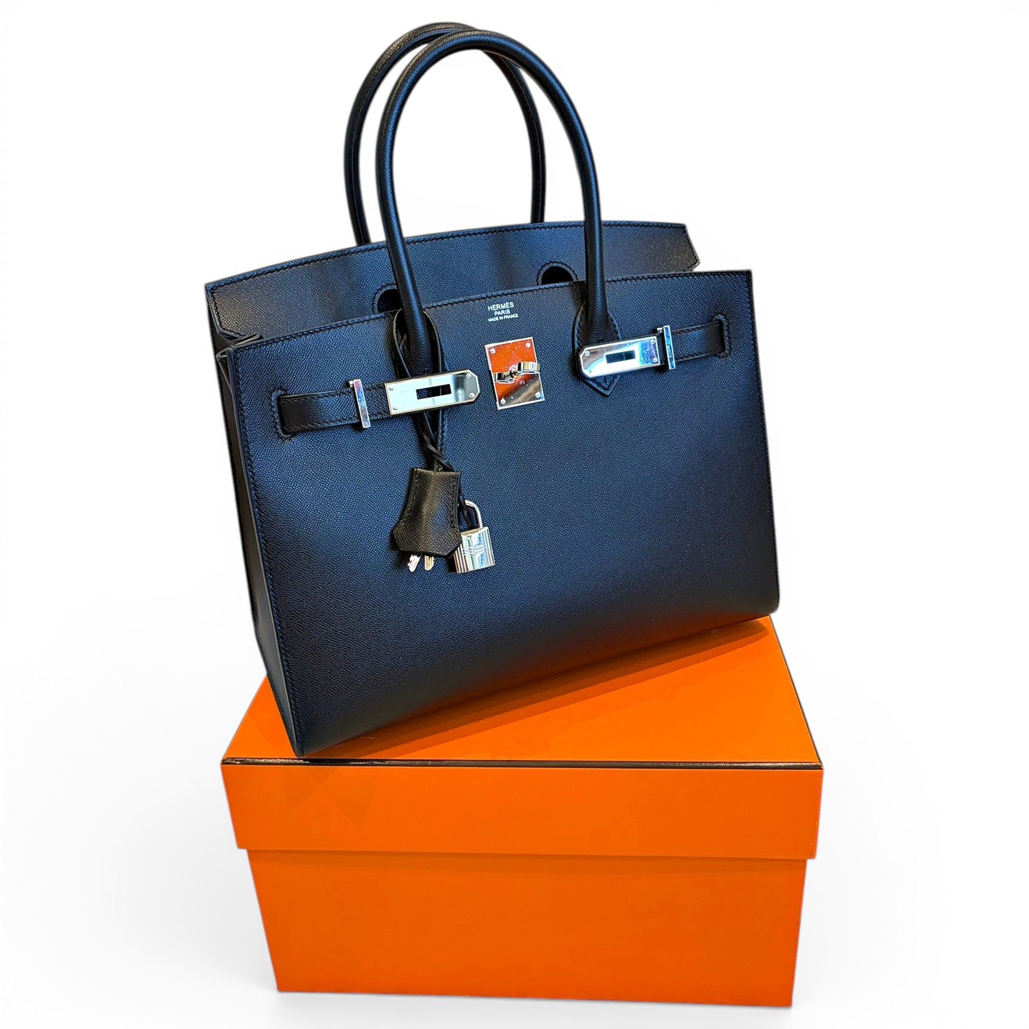 Hermes Birkin 30 Handbag Madame Leather 2024