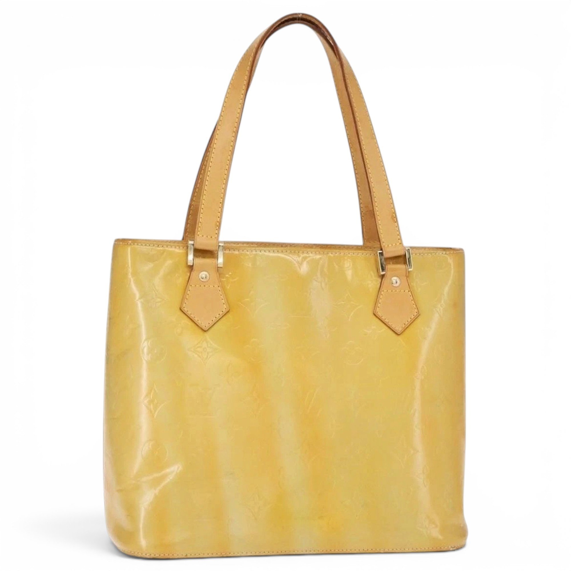 Patent leather handbag