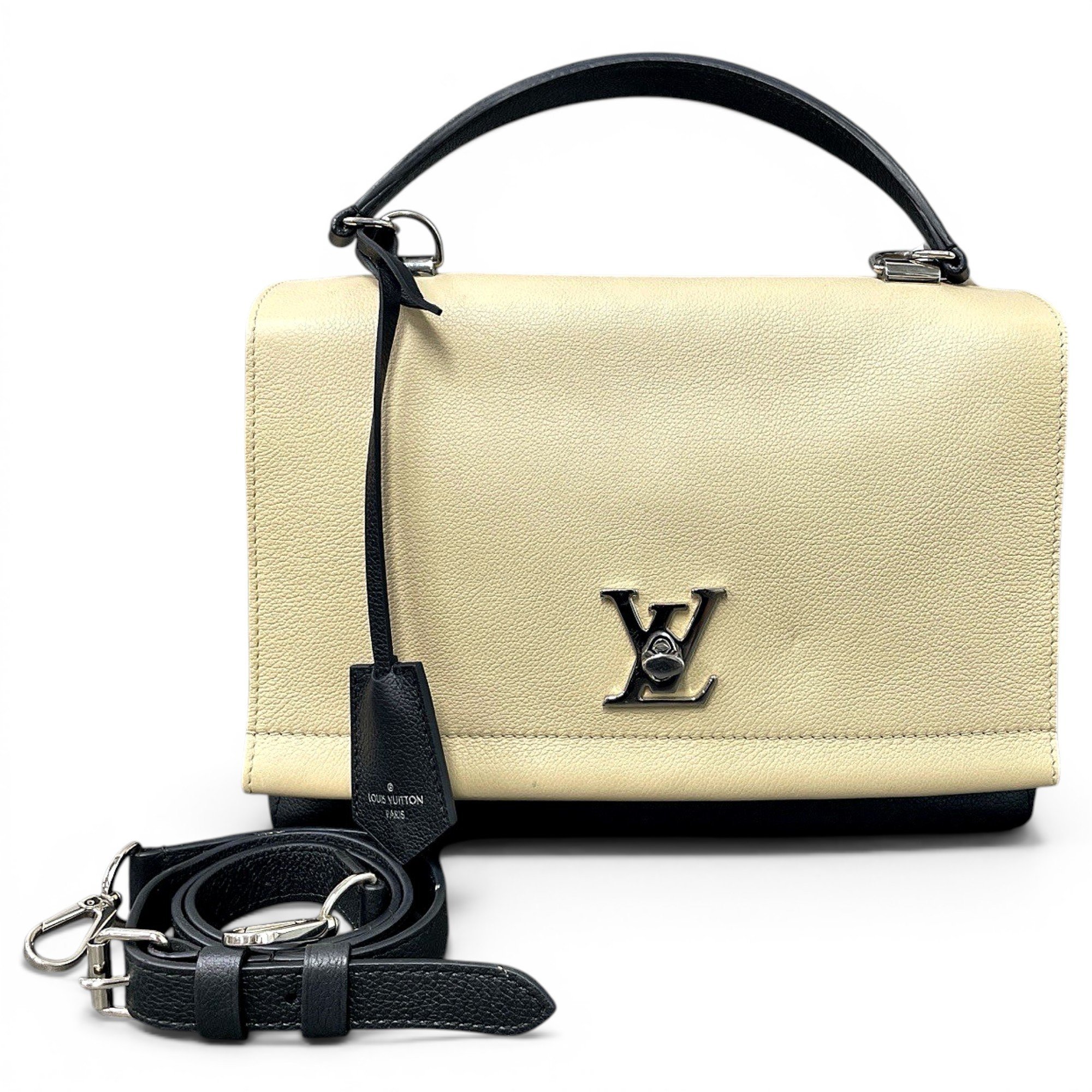 Lockme leather handbag