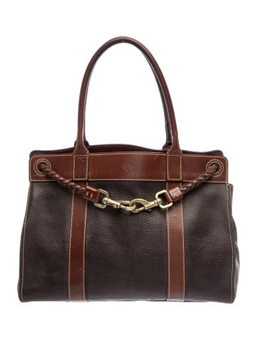 Mulberry Leather Top Handle Bag