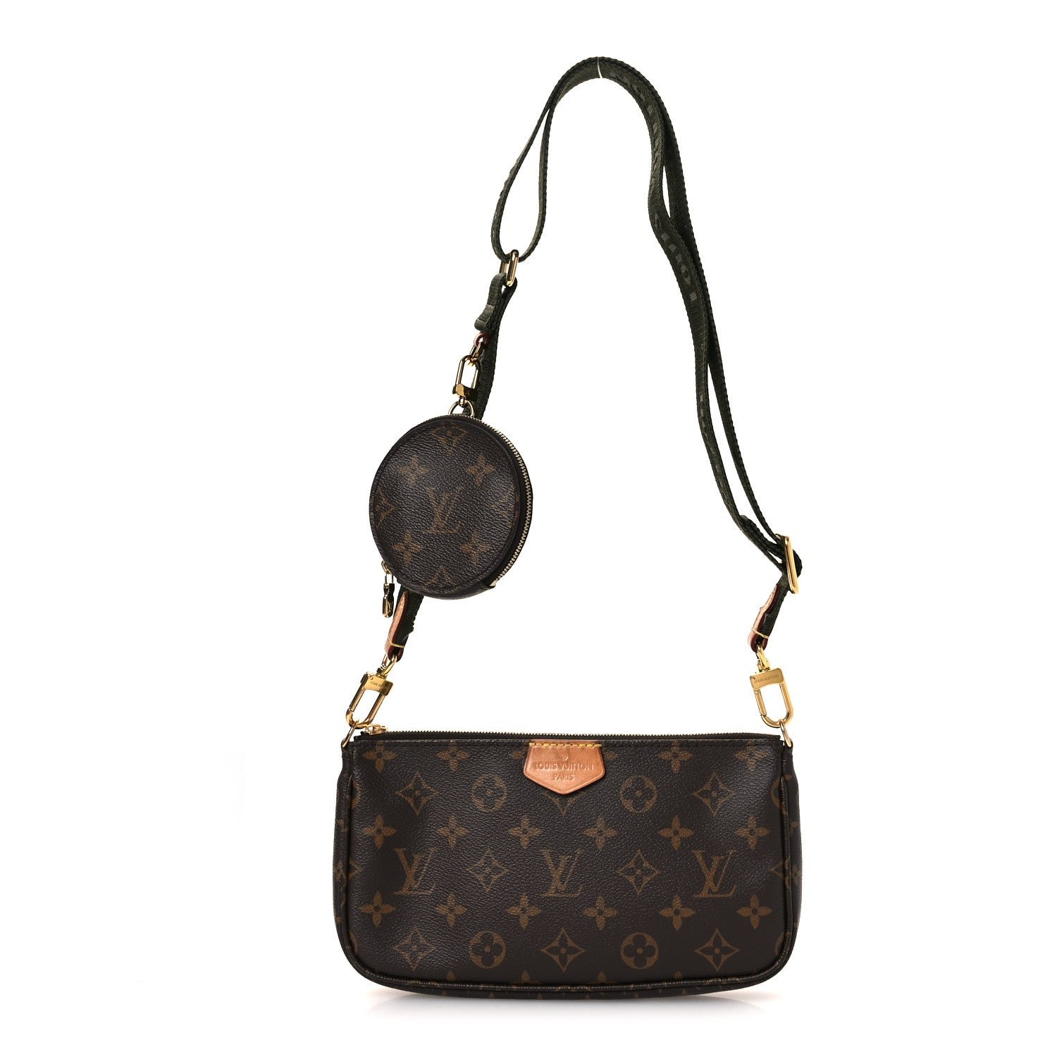 Louis Vuitton Monogram Multi Pochette Accessories Large Pochette Kaki