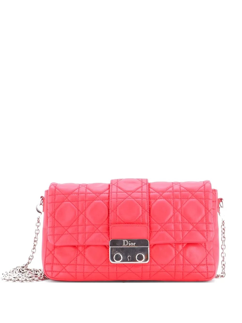 New Lock Pouch Cannage Quilt Lambskin Mini crossbody bag