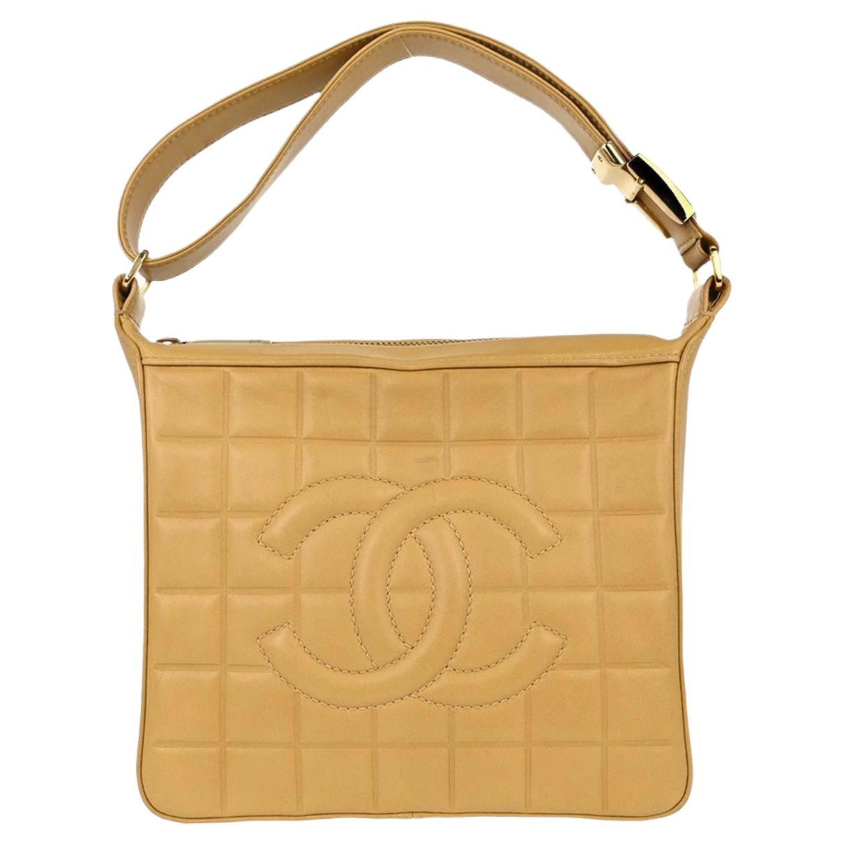 East West Chocolate Bar leather handbag