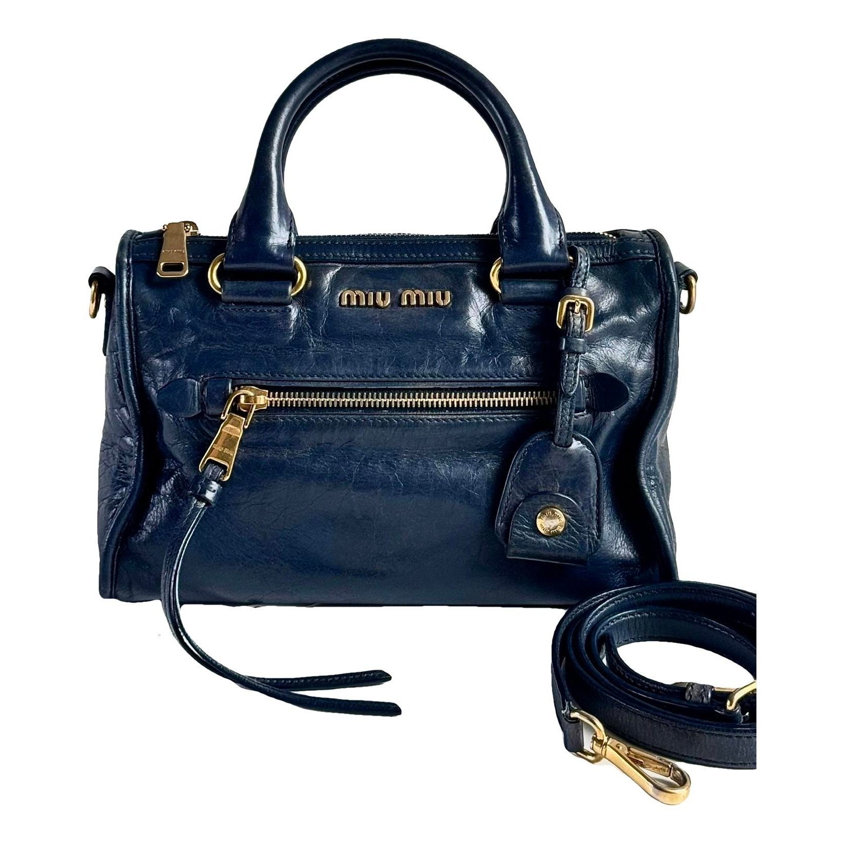 Vitello leather handbag
