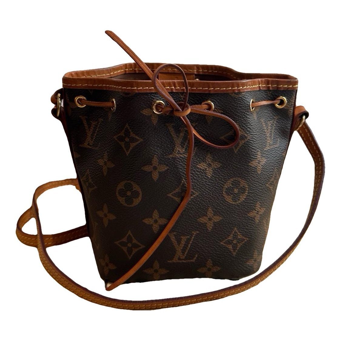 Nano Noé vinyl crossbody bag