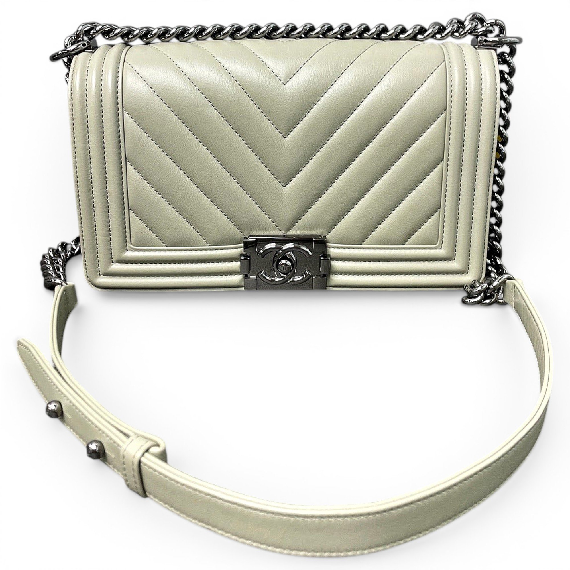 Leather handbag