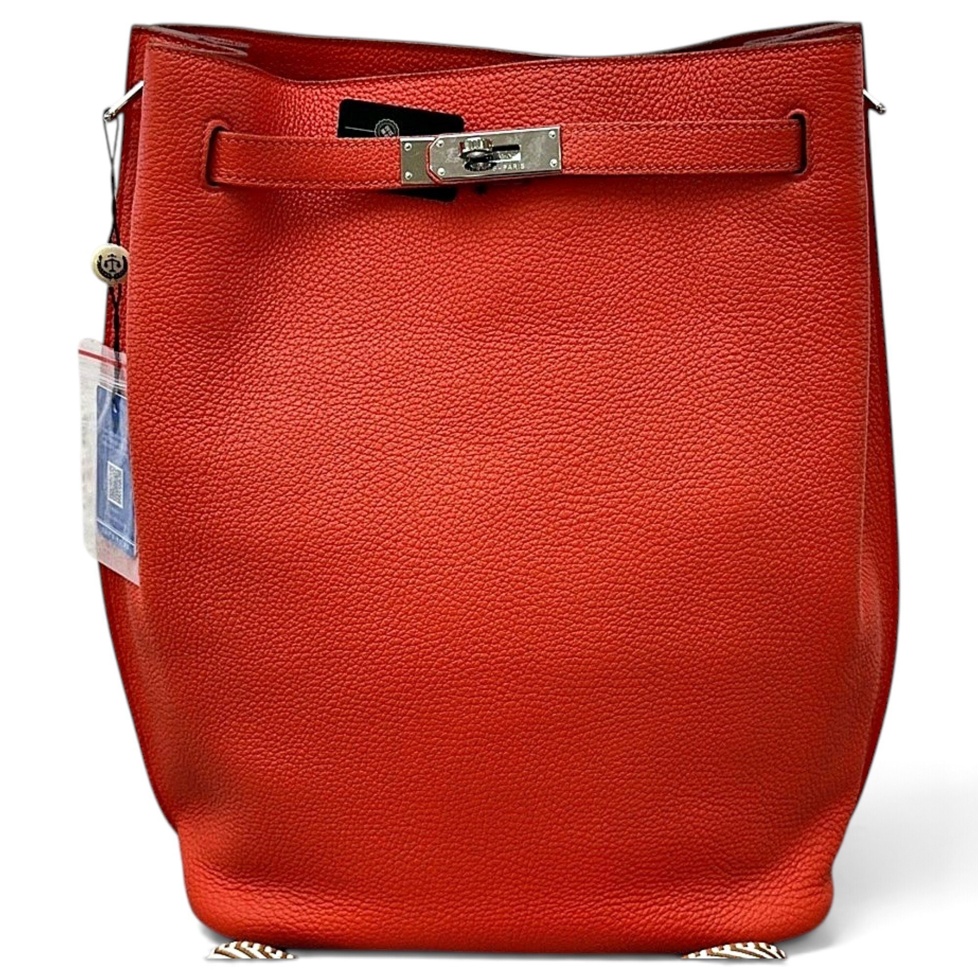 So Kelly leather handbag